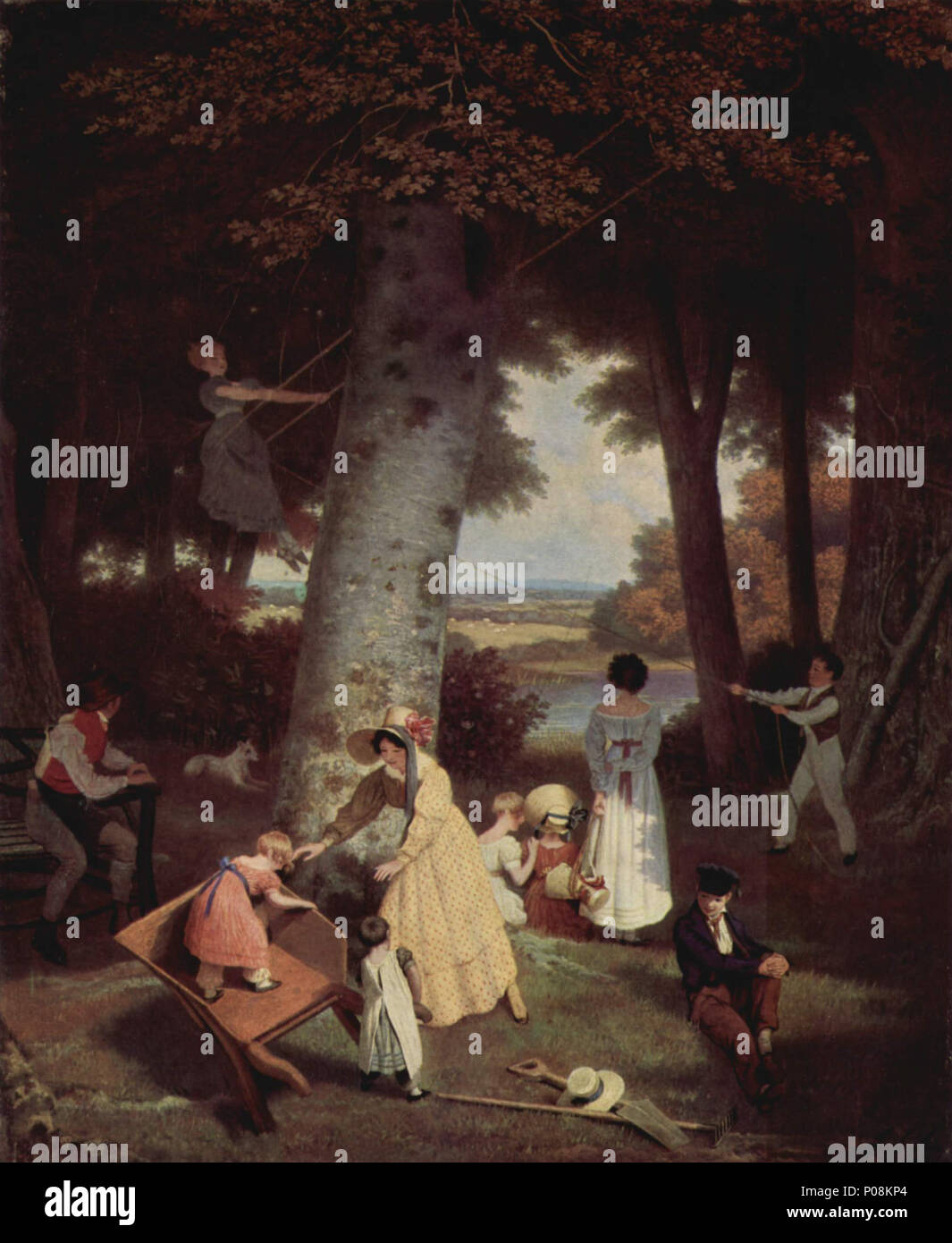 . Il parco giochi . 1830 272 Jacques Laurent Agasse 001 Foto Stock