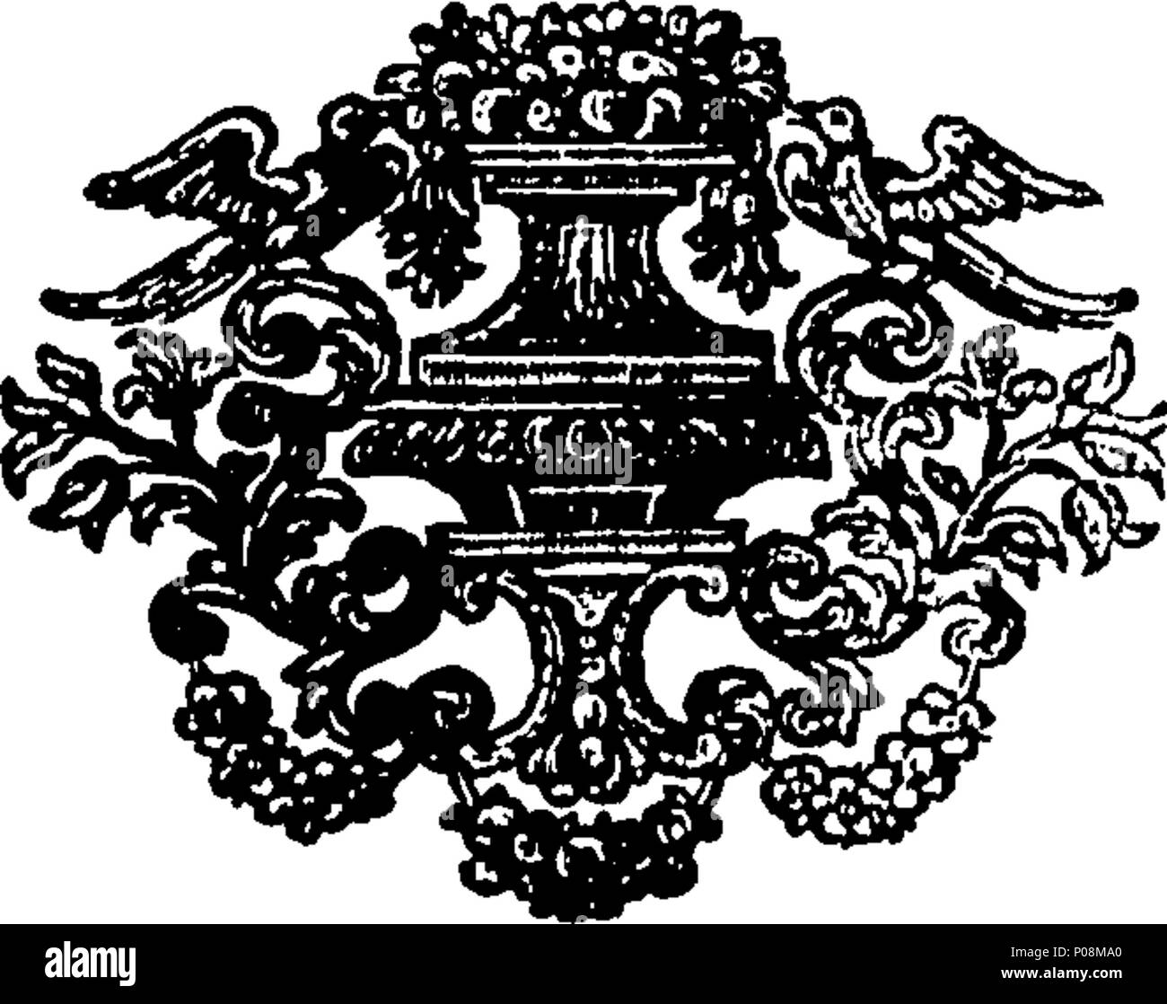 . Inglese: Fleuron dal libro: Agricoltura improv'd: o la pratica della visualizzazione di allevamento'd. Shewn principalmente dai fatti eseguire'd in tutti i tipi di terreni nel mese di luglio, secondo la vecchia pianura e la nuova seminatrice, Titolo dell'agricoltura. Per essere continuato mensile fino a dodici libri sono completati. Contenenti, 1. Diversi modi nuovi, mai pubblicato, come scoprire se il grano è veramente asciutto e adatto a essere prevista per memorizzare. 2. L'uso di un nuovo motore inventato, propos'd all'autore per il salvataggio del lavoro di due cavalli in quattro in operazioni di aratura dei terreni. 3. Come uno dei più diligenti e skillfulest Farm Foto Stock