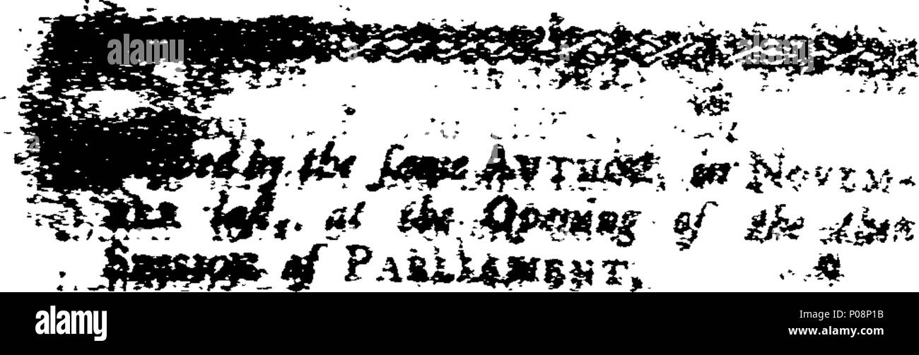 . Inglese: Fleuron dal libro: una lettera a destra onorevole Sir Thomas Chitty, KNT. Sindaco di Londra: annunziando le vere cause e i motivi per cui un numero così limitato di uomini ha accettato di grande e straordinario incoraggiamenti del tardo Guild-Hall abbonamento, e sottolineando una certa e più efficace metodo per cui il nostro governo può in tutti i tempi e di procurare un numero sufficiente di uomini per combattere le nostre battaglie, sia via terra e via mare, senza alcuna compulsivo di metodi o Advance-Money; e senza desolante la nostra fabbrica, o a tutti i ostacolando la coltivazione delle nostre terre. Da un inglese Foto Stock