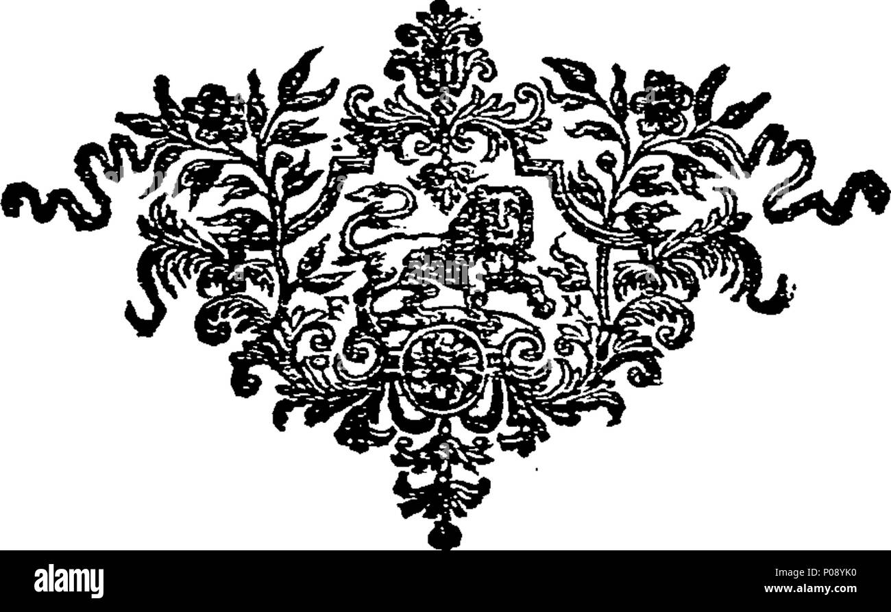 . Inglese: Fleuron dal libro: un nuovo e compleat sondaggio di Londra. In dieci parti. I. Tutte le transazioni Publick e memorabili eventi che sono accaduti ai cittadini, dalla sua fondazione, per l'anno 1742. II. Una descrizione particolare delle tredici pupilli a est di Walbrook. III. Dei dodici reparti ad ovest di Walbrook. IV. Un conto politico di Londra; parallelismi tra questo e i più celebri città di antichità, così come le moderne grandi città d'Europa, Asia e Africa. V. Un Account storico della città governi, Ecclesiastico, civile e militare. VI. Un pieno A Foto Stock