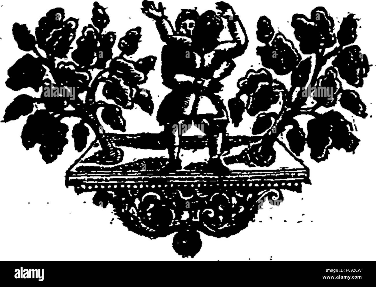 . Inglese: Fleuron dal libro: un riassunto dei problemi in Polonia nell'anno 1715. Con osservazioni politiche e riflessioni. In cui sono shewn, 1. I metodi utilizzati per istituire un governo tirannico; 2. Le varie cause di sedizione; e, 3. I terribili effetti e conseguenze fatali di esso. Occasione'd da un documento intitolato La vera britannico. 287 Un riassunto dei problemi in Polonia nell'anno 1715 Fleuron T108566-5 Foto Stock