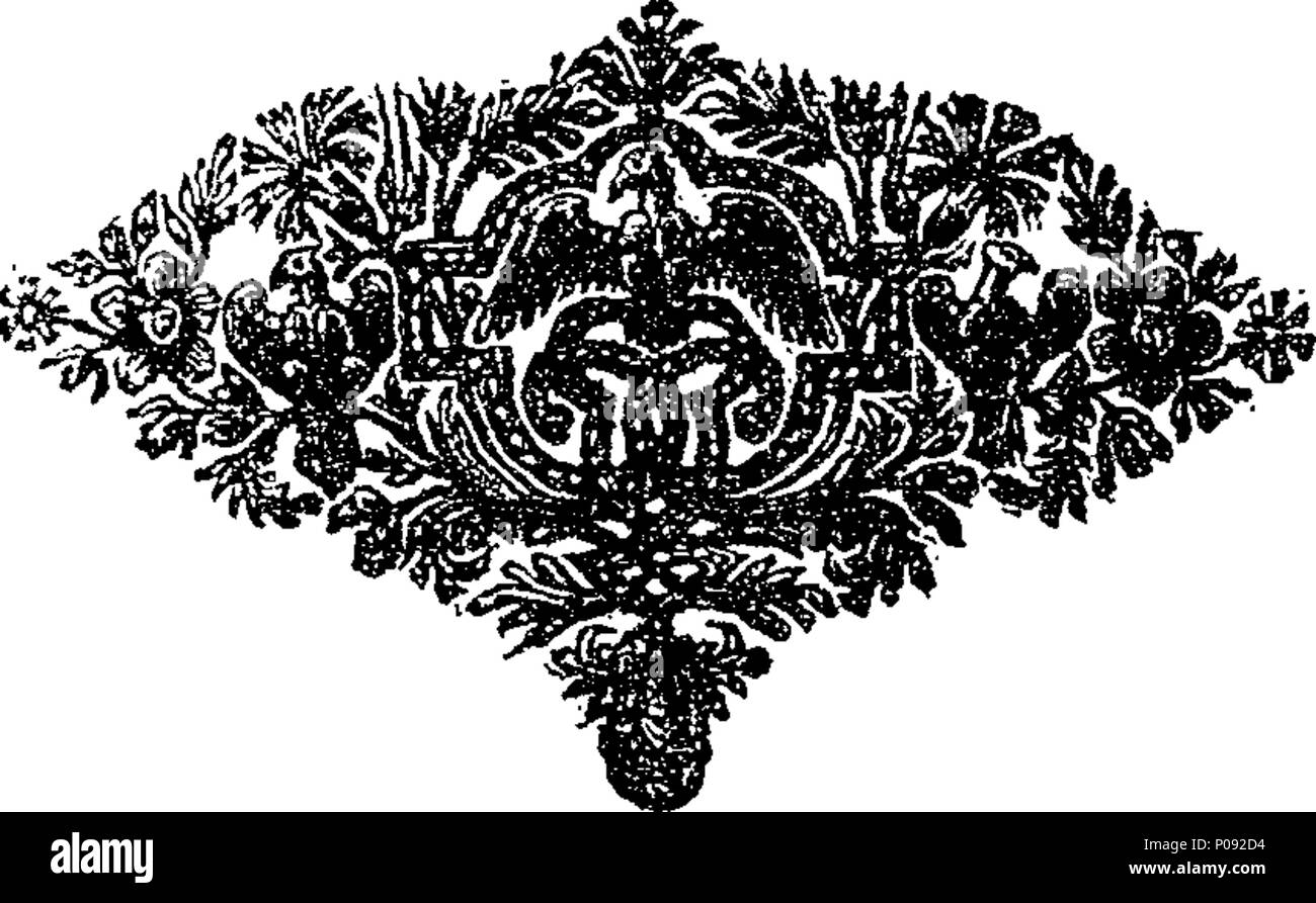 . Inglese: Fleuron dal libro: un riassunto dei problemi in Polonia nell'anno 1715. Con osservazioni politiche e riflessioni. In cui sono shewn, 1. I metodi utilizzati per istituire un governo tirannico; 2. Le varie cause di sedizione; e, 3. I terribili effetti e conseguenze fatali di esso. Occasione'd da un documento intitolato La vera britannico. 287 Un riassunto dei problemi in Polonia nell'anno 1715 Fleuron T108566-9 Foto Stock