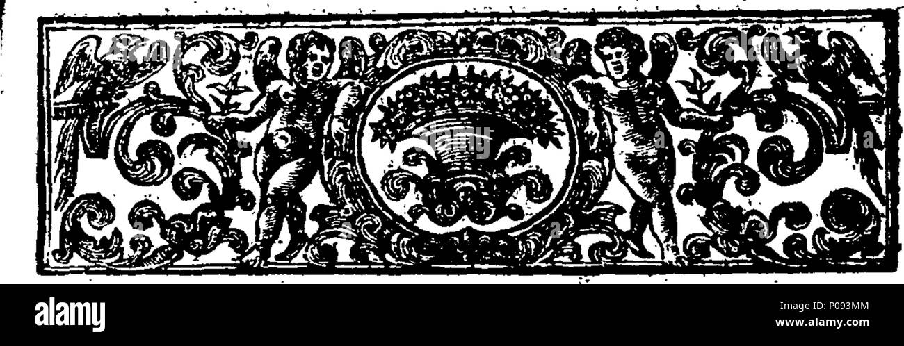 . Inglese: Fleuron dal libro: un guardare-vetro per persone ricche e persone in prosperità; annunziando come possono migliorare le loro ricchezze per il maggior vantaggio: o, un appello per i poveri. 128 un guardare-vetro per persone ricche Fleuron T120323-2 Foto Stock