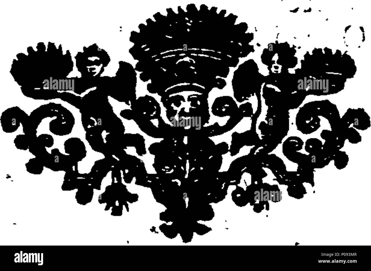 . Inglese: Fleuron dal libro: un guardare-vetro per persone ricche e persone in prosperità; annunziando come possono migliorare le loro ricchezze per il maggior vantaggio: o, un appello per i poveri. 128 un guardare-vetro per persone ricche Fleuron T120323-3 Foto Stock