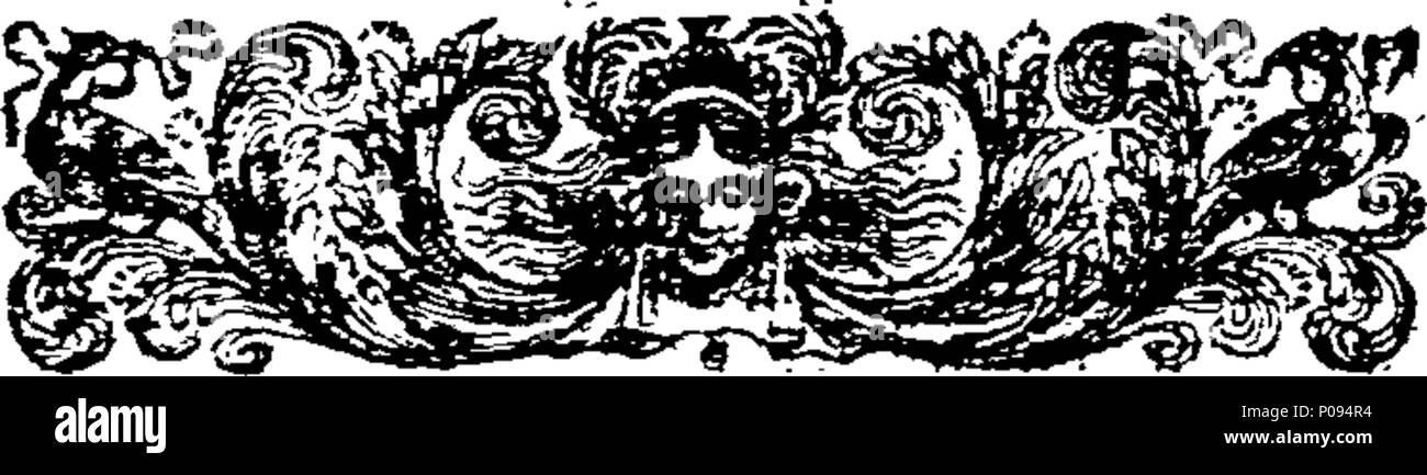 . Inglese: Fleuron dal libro: un memoriale presentato al Re della Gran Bretagna, da M. Wesselofski dello zar residente a Londra, il 14 di dicembre, 1719. Sua Maestà la risposta di che memorial, ... Una lettera di un gentleman a Londra ad un amico in Olanda, dopo che il Memorial. 131 un memoriale presentato al Re della Gran Bretagna, da M Fleuron T115253-4 Foto Stock