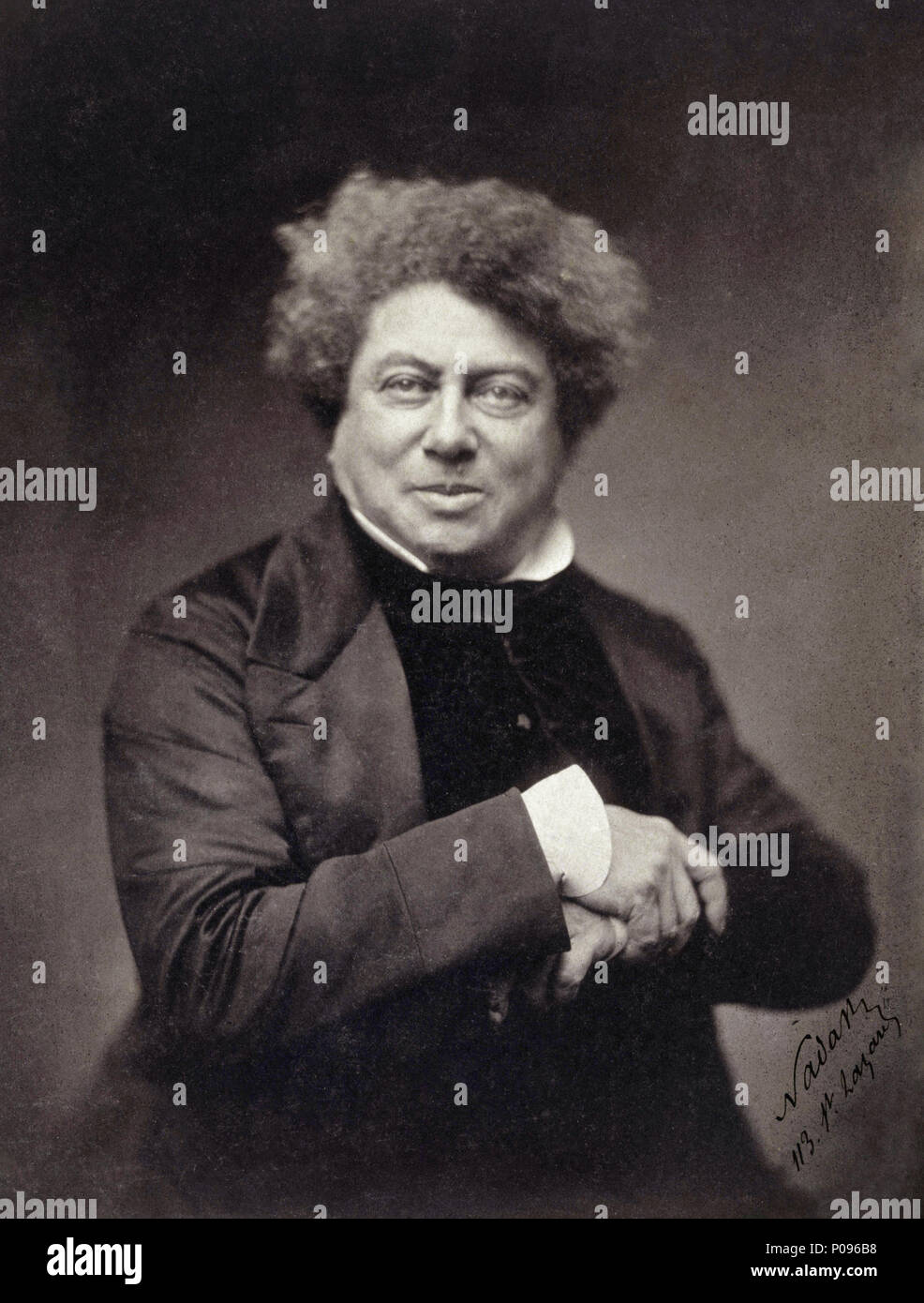277 Alexander Dumas père par Nadar - Google Art Project Foto Stock