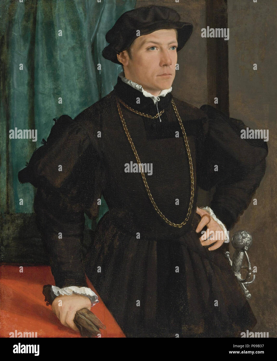 283 Christoph Amberger - Porträt Hans Jakob Fugger - 1541 Foto Stock