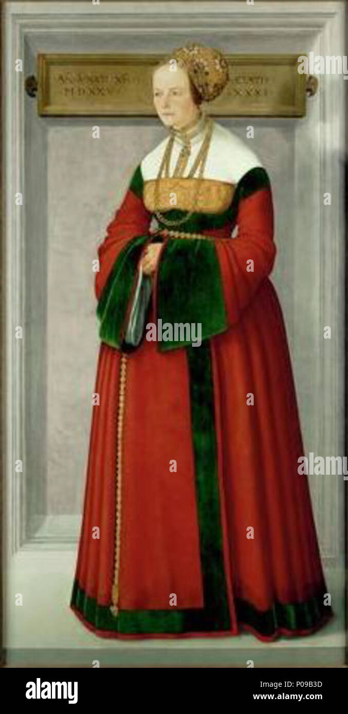 . Ritratto di una donna . 1525 283 Christoph Amberger 008 Foto Stock