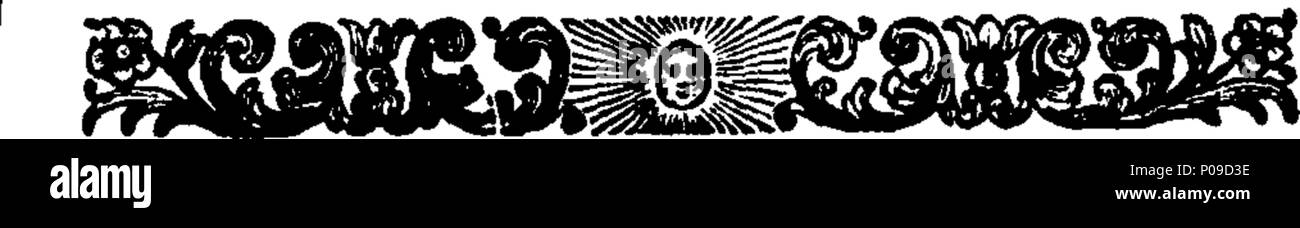 . Inglese: Fleuron dal libro: una nuova descrizione del Berkshire, Buckinghamshire, Cambridgshire, Cheshire, Cornwal, Cumberland, l'Isola di Man, Derbyshire, Devonshire, Dorsetshire, Durham, Essex. Contenenti, I. un particolare rilievo, sia storico e geografico di ciascuna contea. II. Un ampio ed accurato di tutti i quartieri, Market-Towns, villaggi, fiumi, Royal-Palaces, nobili e colleghi di sedili. III. Le fiere, commercio, e il prodotto di ciascuna contea. IV. Del Rarieties sia naturale e artificiale. V. delle persone eminenti nati o che hanno risieduto in loro e dell'ex Foto Stock