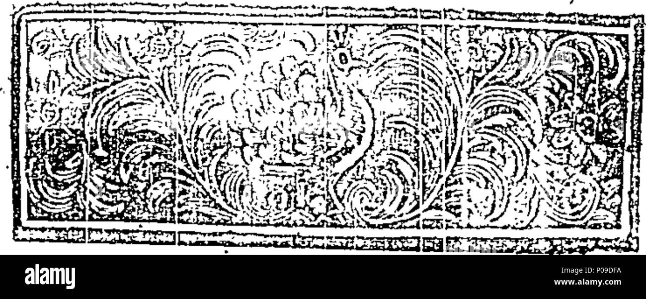 . Inglese: Fleuron dal libro: un abridgment del terzo volume della storia della riforma protestante della Chiesa di Inghilterra. Da Gilbert Burnett, M.A. Cappellano in ordinario di Sua Maestà. Essendo un supplemento alla abridgment dei primi due volumi. 286 Un abridgment del terzo volume della storia della riforma protestante della Chiesa di Inghilterra Fleuron T105122-8 Foto Stock
