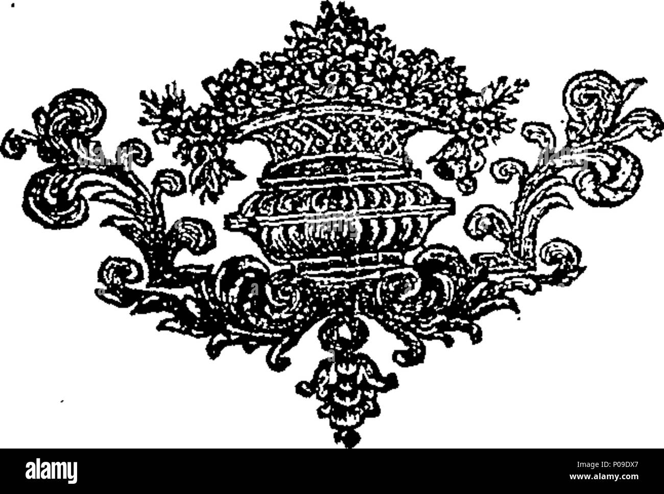 . Inglese: Fleuron dal libro: un nuovo dizionario degli scambi e del commercio, compilato dalle informazioni dei più eminenti di mercanti, e dalle opere dei migliori scrittori su soggetti commerciali, in tutte le lingue. Contenente, tra le altre cose, I. Un conto di tutte le produzioni naturali, che sono favorevole al commercio, in tutto il mondo. II. I diversi produttori stabiliti in ciascun paese in particolare. III. Le spiegazioni di tutti i termini usati in commercio. IV. Le spiegazioni dei principali termini di geografia, di astronomia e di navigazione, nella misura in cui sono connessi con il commercio. V. un esatto Foto Stock