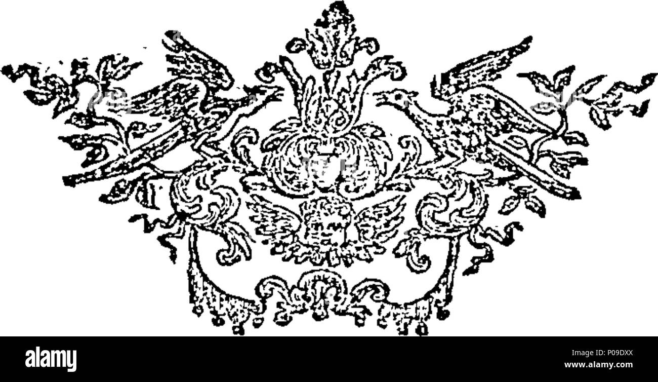 . Inglese: Fleuron dal libro: un nuovo dizionario degli scambi e del commercio, compilato dalle informazioni dei più eminenti di mercanti, e dalle opere dei migliori scrittori su soggetti commerciali, in tutte le lingue. Contenente, tra le altre cose, I. Un conto di tutte le produzioni naturali, che sono favorevole al commercio, in tutto il mondo. II. I diversi produttori stabiliti in ciascun paese in particolare. III. Le spiegazioni di tutti i termini usati in commercio. IV. Le spiegazioni dei principali termini di geografia, di astronomia e di navigazione, nella misura in cui sono connessi con il commercio. V. un esatto Foto Stock