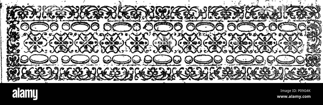 . Inglese: Fleuron dal libro: una lettera concernente la ouverture circa Kirk-Sessions e presbiteri, che sono state trasmesse ai presbiteri dalla Commissione dell'Assemblea generale, il 11 novembre. 1719. 118 una lettera concernente la ouverture circa Kirk-Sessions e presbiteri Fleuron T155047-15 Foto Stock