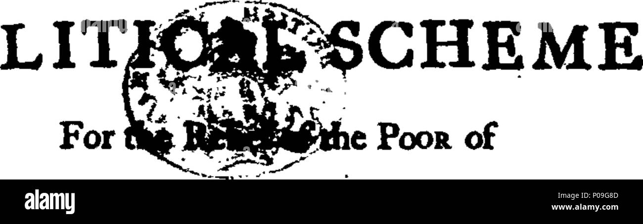 . Inglese: Fleuron dal libro: una lettera da parte di un cittadino di Dublino, a un membro del Parlamento. Contenente un regime politico per il soccorso dei poveri dell'Irlanda; per agevolare la nazione di mendicanti e altri membri Burthensome; e per incrementare il commercio e la forza della sua maestà il domini, particolarmente le colonie inglesi in America del Nord. 118 una lettera da parte di un cittadino di Dublino, a un membro del Parlamento Fleuron T108529-1 Foto Stock