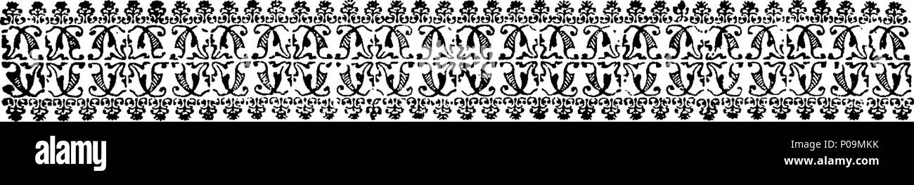 . Inglese: Fleuron dal libro: una storia naturale di insetti in inglese. Illustrata con un centinaio di piastre di rame, curiosamente Engraven dalla vita: e proprio colorato mediante l'autore Eleazar Albin, pittore. A cui si aggiungono le note di grandi dimensioni e molti curiosi di osservazioni. Da W. Derham, D. D. Fellow della Royal Society. 136 Una storia naturale di insetti inglese Fleuron T180297-11 Foto Stock