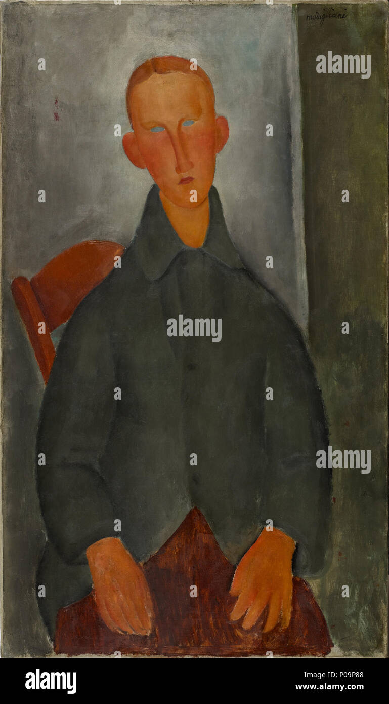 9 Amedeo Modigliani - Petit garçon roux - 1919 - 001 Foto Stock