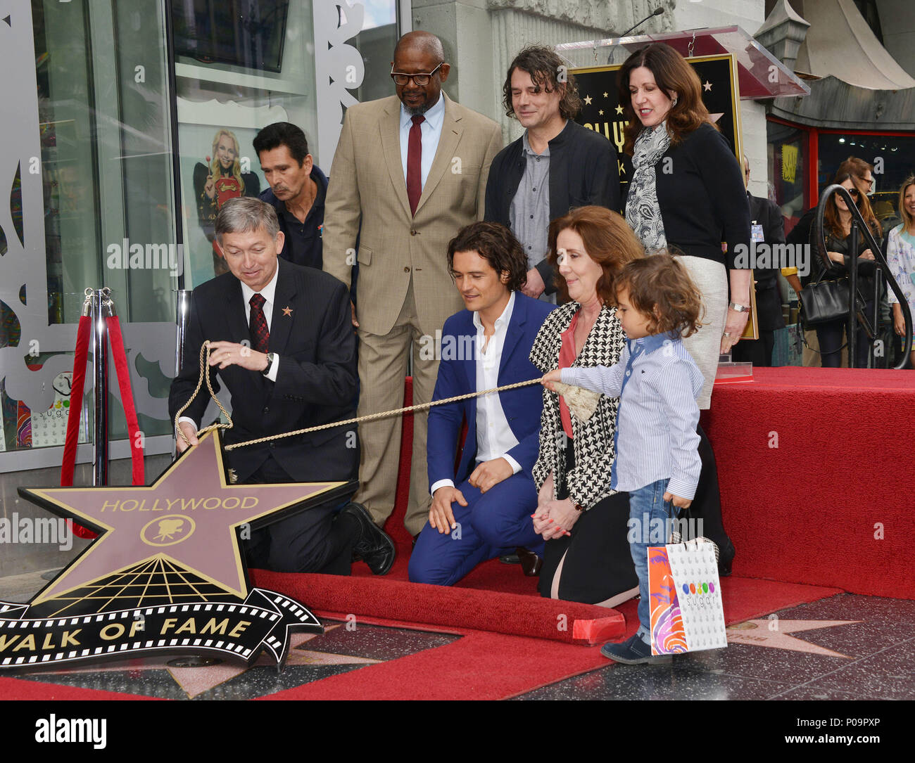 A Orlando Bloom - star, Forest Whitaker, David Leveaux 107 presso i guardiani della galassia Premiere a eh DOLBY Theatre di Los Angeles.Un Orlando Bloom - star, Forest Whitaker, David Leveaux 107 evento nella vita di Hollywood - California, tappeto rosso Evento, STATI UNITI D'AMERICA, industria cinematografica, celebrità, fotografia, Bestof, arte cultura e intrattenimento, Topix celebrità moda, migliori della vita di Hollywood, evento nella vita di Hollywood - California, movie celebrità, personaggi televisivi, musica celebrità, Topix, Bestof, arte cultura e intrattenimento, fotografia, inchiesta tsuni@Gamma-USA.com , Tsuni Credito / STATI UNITI D'AMERICA, l'onore Foto Stock