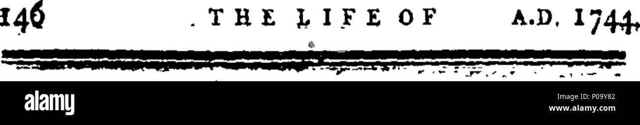 . Inglese: Fleuron dal libro: un racconto della vita del Sig. David Brainerd, missionario della Società per la propagazione di sapienza cristiana e pastore di una Chiesa di Cristiani Indiani in New-Jersey. Pubblicato da Jonathan Edwards, A.M. Con il Sig. Brainerd il pubblico ufficiale. Per questa edizione è aggiunto, signor Beatty ha la missione a ovest di Allegheny mountains. 290 Il racconto della vita del Sig. David Brainerd Fleuron T144472-22 Foto Stock