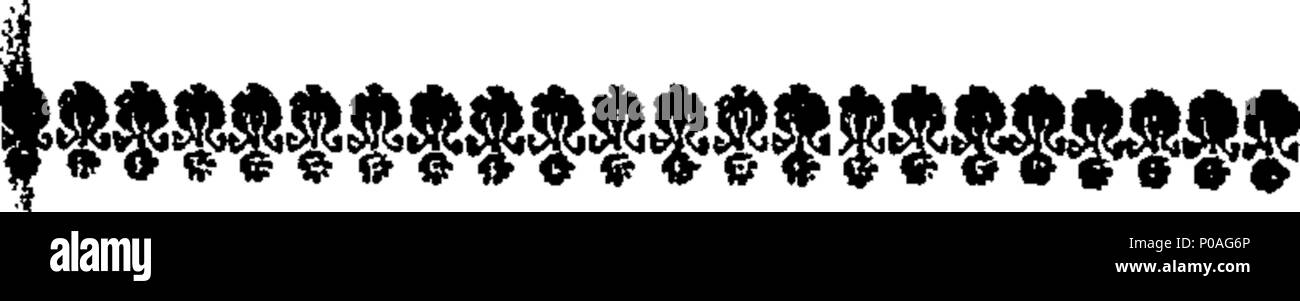 . Inglese: Fleuron dal libro: un conto dello stato della Roman-Catholick religione in tutto il mondo. Scritto per l'uso di Papa Innocenzo XI. da Monsieur Cerri, ... Con una grande dedizione al Papa attuale; ... Da Sir Richard Steele. 292 Un conto dello stato della Roman-Catholick religione in tutto il mondo Fleuron T057999-1 Foto Stock