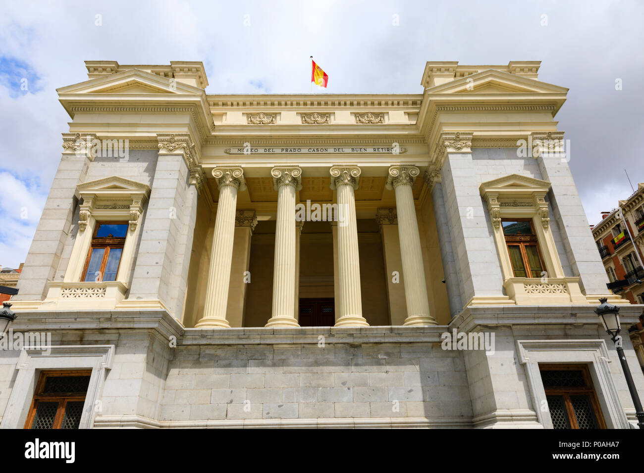 Il Museo del Prado Cason del Buen Retiro, museo, Madrid, Spagna. Maggio 2018 Foto Stock