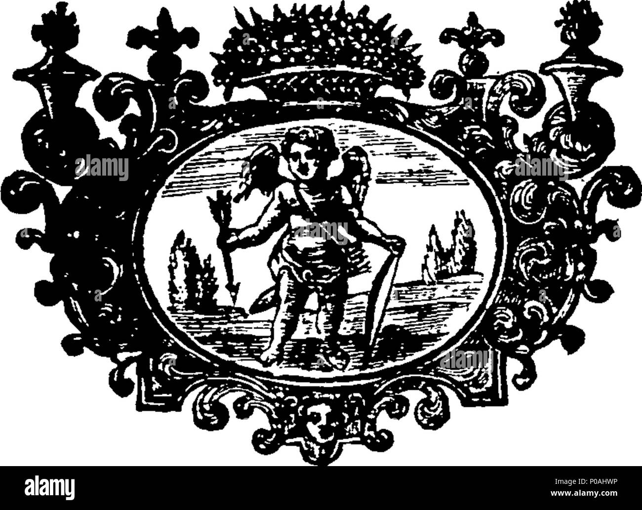 . Inglese: Fleuron dal libro: un nuovo sondaggio dell'Inghilterra. In cui i difetti di Camden sono forniti e gli errori dei suoi seguaci ha sottolineato: Le opinioni dei nostri antiquari rispetto: Il militare romana modi rintracciati; e le stazioni risolte secondo l itinerario, senza alterare le figure. Con un po' di Storia Naturale di ciascuna contea. Da N. Salmone, LL. B. In due volumi. ... La comprensione, Kent, Sussex e Surrey, Middlesex, Essex e Suffolk, Norfolk, Cambridgeshire, Huntingdonshire, Lincolnshire, Nottinghamshire, Rutlandshire, Leicestershire, Northamptonshire, Bedfordshire. A cui si aggiungono, Foto Stock