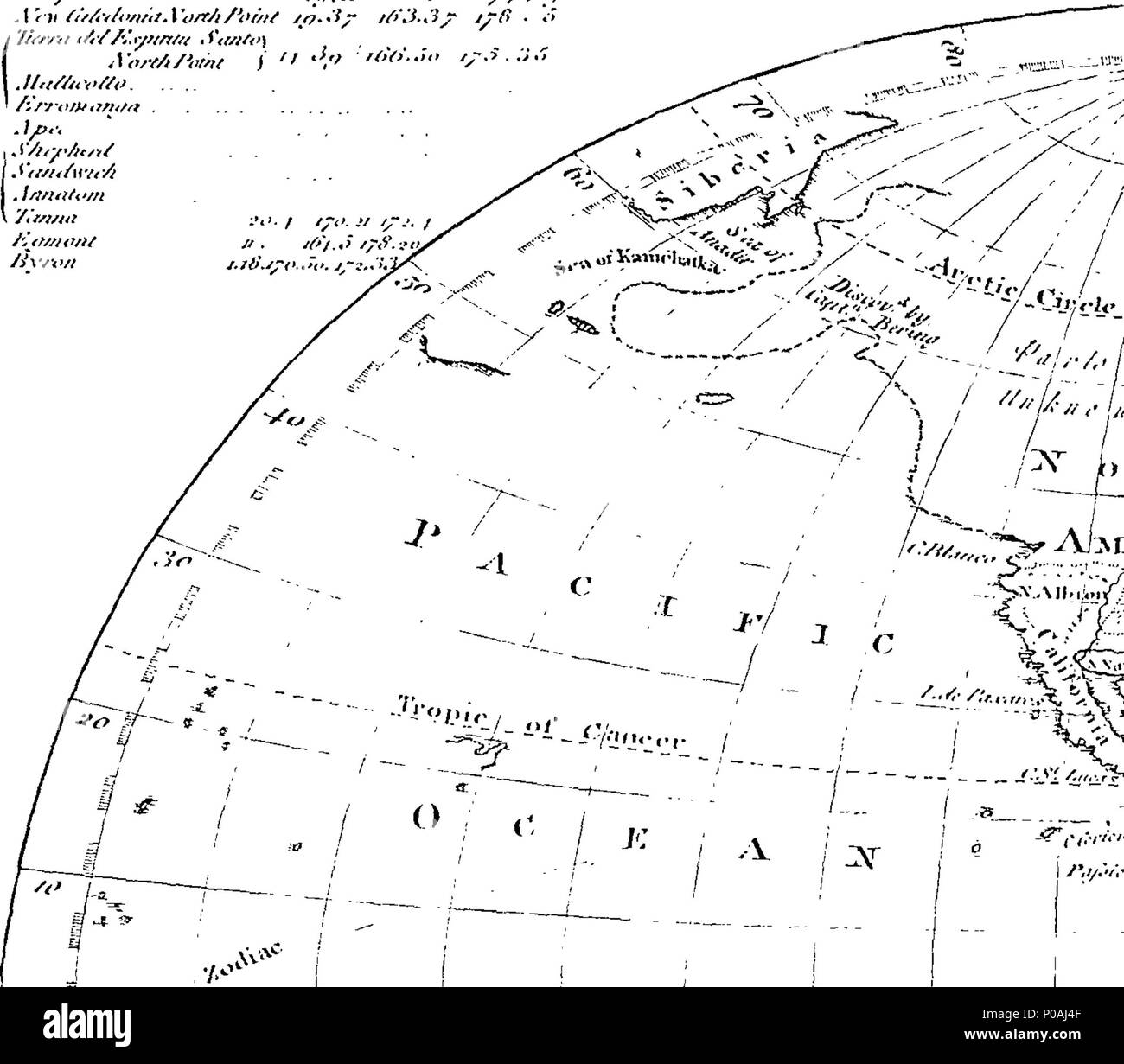 . Inglese: Fleuron dal libro: un nuovo sistema di geografia: o, una descrizione generale del mondo. Contenente un Account circostanziali di tutti i paesi, i regni e stati d'Europa, Asia, Africa e America; la loro situazione, clima, montagne, mari, laghi, fiumi, &c. La religione, educazione, doganale, produce il commercio, e gli edifici degli abitanti: con gli uccelli, animali, pesci, rettili, insetti, i vari vegetali e minerali trovati in diverse regioni: anche una storia concisa di ciascun paese fin dai primi tempi; e una trattazione introduttiva sulla scienza della geografia. Foto Stock