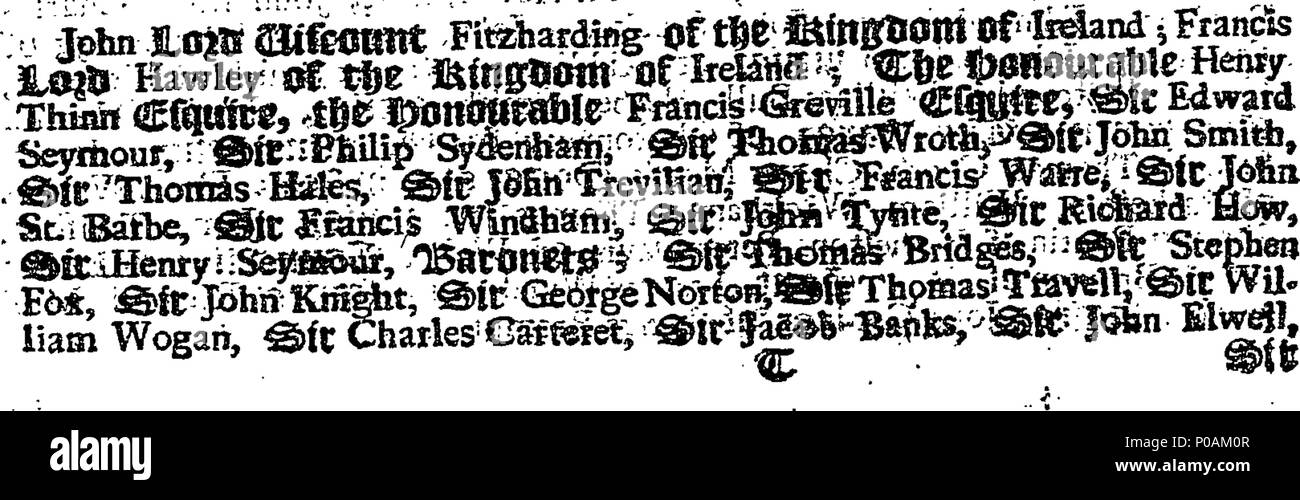 . Inglese: Fleuron dal libro: un atto per la concessione di un aiuto a Sua Maestà da un'imposta fondiaria per essere sollevata nell'anno mille settecento e sei. 297 Un atto per la concessione di un aiuto a Sua Maestà da un'imposta fondiaria per essere sollevata nell'anno mille settecento e sei Fleuron N053479-8 Foto Stock