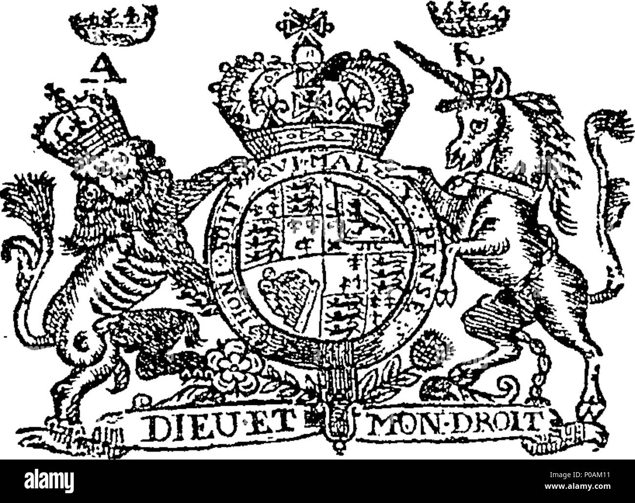 . Inglese: Fleuron dal libro: un atto per la concessione di un aiuto a Sua Maestà da una imposta fondiaria, per essere sollevata nell'anno mille settecento e quattro. 297 Un atto per la concessione di un aiuto a Sua Maestà da una imposta fondiaria, per essere sollevata nell'anno mille settecento e quattro Fleuron N053426-1 Foto Stock