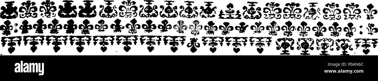 . Inglese: Fleuron dal libro: un atto per il publick registring di tutti i fatti, i vani di carico dei veicoli e il Wills, che deve essere fatta di un qualsiasi onori, manieri, terre, tenements o hereditaments, entro il west-riding della contea di York, dopo il nove e il ventesimo giorno di settembre mille settecento e quattro. 300 Un atto per il publick registring di tutte le gesta Fleuron N053431-3 Foto Stock