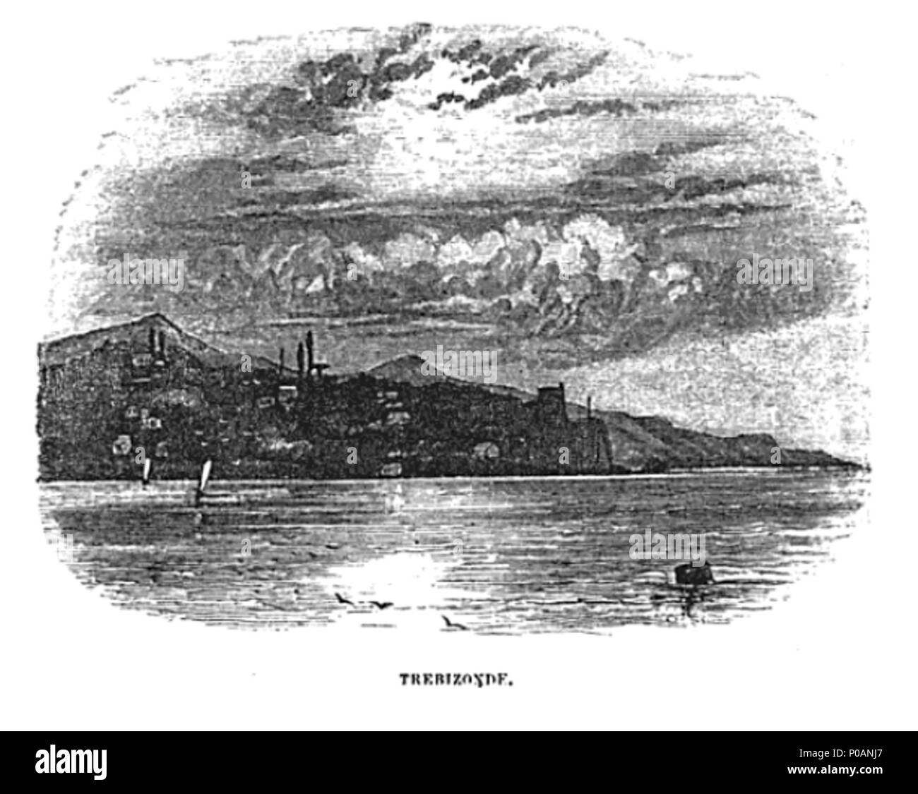 . Inglese: da "Viaggi nel Caucaso orientale, del Mar Caspio e del Mare Nero, specialmente nel Daghestan e sulle frontiere della Persia e Turchia, durante l'estate del 1871' (1872) 1 Trebisonda (1871) Henry Hardinge Cunynghame Foto Stock