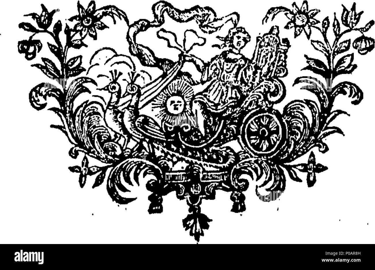 . Inglese: Fleuron dal libro: una risposta ad un anonimo libello intitolato, articoli esposti contro il Signore Archibald Hamilton, fine Governour della Giamaica; con creditori vari depositi e le prove relative alla stessa. Da Lord Archibald Hamilton. 305 una risposta ad un anonimo diffamazione Fleuron T077720-9 Foto Stock