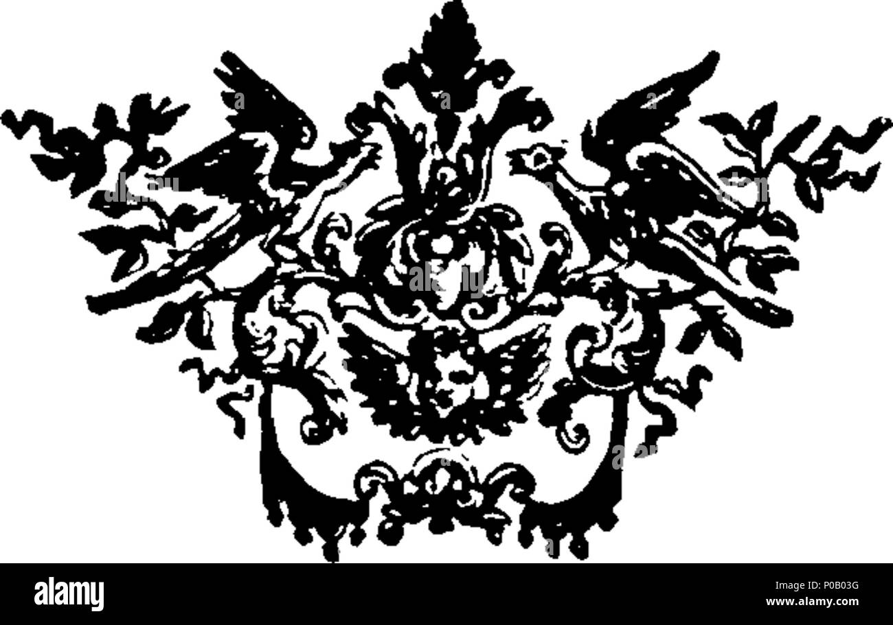 . Inglese: Fleuron dal libro: un nuovo metodo di chimica; compresa la teoria e la pratica di tale arte: stabilite su principi meccanici e alloggiati per gli usi della vita. Il tutto facendo un chiaro e razionale sistema di filosofia chimica. Per il quale è il prefisso sarebbe una critica la storia della chimica e farmacia, dall'origine dell'arte al tempo presente. Scritto da molto appreso H. Boerhaave, professore di chimica, della botanica e della medicina all'Università di Leida, e membro della Reale Accademia delle Scienze di Parigi. Tradotto dalla edizione stampata, collazionato con il miglior manuscri Foto Stock