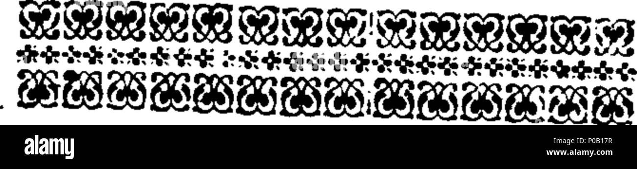 . Inglese: Fleuron dal libro: un nuovo registro di parlamentare, essendo elenchi esatta di 1. Il Lords spirituali e temporali. II. I paesi e le città e i burgh in ordine alfabetico e sotto ciascuno di loro rappresentanti in Parlamento, a partire dall'anno 1660, al tempo presente; contenente 18 parlamenti. III. I nomi in una curiosa indice, riferendosi alla città &c. rappresentato e annunziando a una vista il restauro e il presente Parlamento. IV. I colleghi Commissari di Shires e i burgh per North-Britain poiché l'Unione. Con un margine vuoto per eventuali modifiche e per la registrazione in esso l'uomo Foto Stock