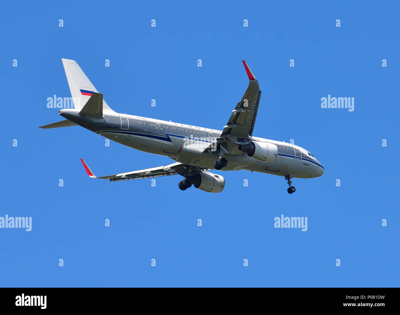 Sheremetyevo, Russia - 09 Maggio. 2018. Airbus A320 della compagnia aerea Aeroflot Foto Stock