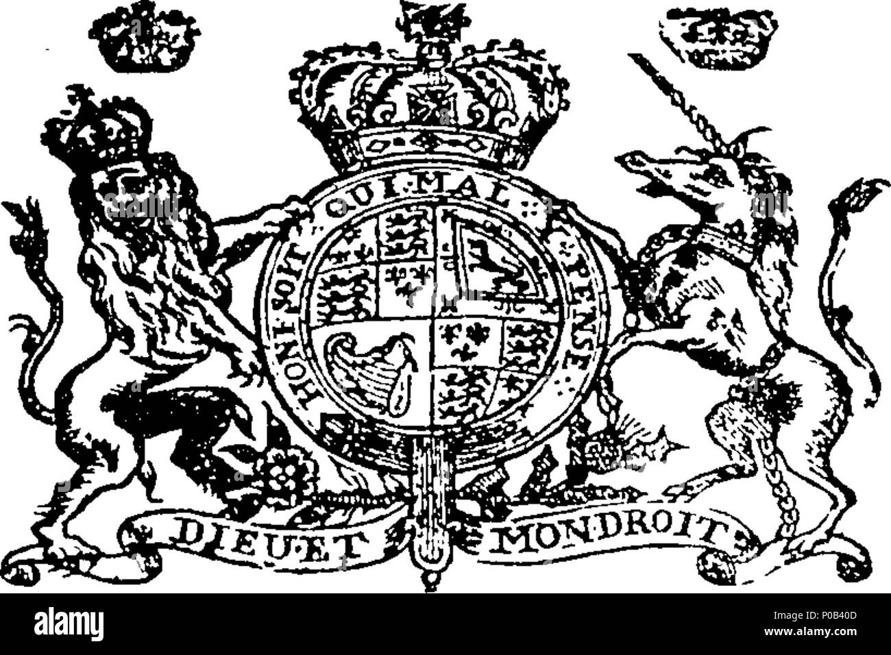 . Inglese: Fleuron dal libro: un atto per l'aumento di marinai e di una migliore promozione della navigazione e la protezione del carbone-commercio. 300 Un atto per l'aumento di marinai e di una migliore promozione della navigazione e la protezione del carbone-trade Fleuron N053433-1 Foto Stock