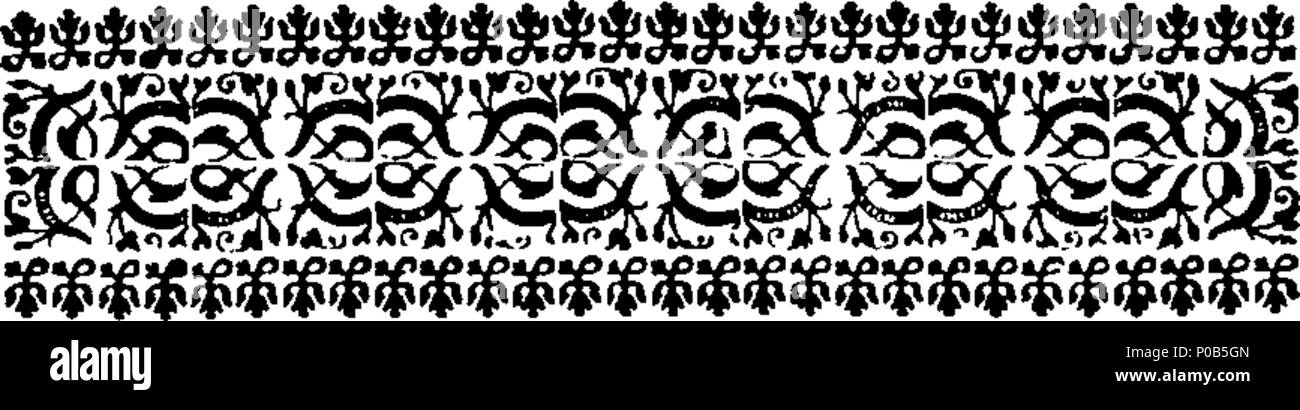 . Inglese: Fleuron dal libro: un piano del commercio in inglese. Essendo un compleat prospettiva del commercio di questa nazione, come pure la casa degli scambi come straniero. Umilmente offerti alla considerazione del re e del Parlamento. La seconda edizione. A cui viene aggiunto un allegato contenente una vista dell'aumento del commercio, non solo dell'Inghilterra, ma di tutte le nazioni commerciali di Europa dal momento che la pace con la Spagna. Il complesso contenente diverse proposte, interamente nuova, per ampliare e migliorare il nostro commercio e promuovere il consumo del nostro produce nei paesi con cui abbiamo finora non ha avuto alcun Foto Stock