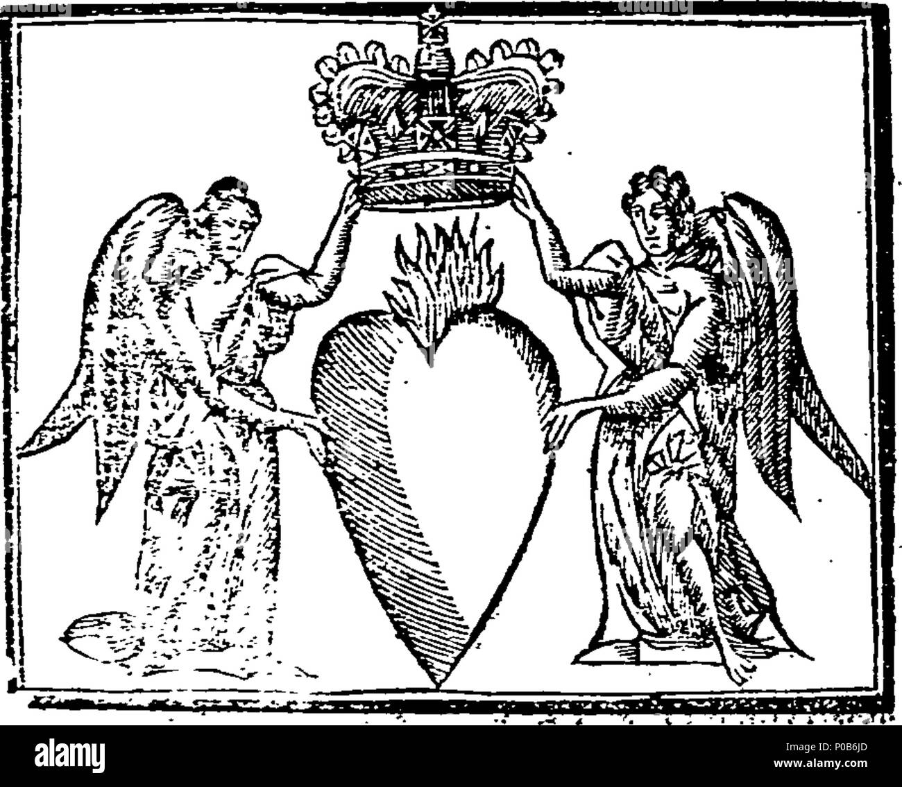 . Inglese: Fleuron dal libro: una poesia sul matrimonio di Sua Altezza Serenissima il Principe di Orange, con Ann, Princess-Royal della Gran Bretagna. Da Santo Stefano di anatra. Ai quali si sono aggiunti, versi l'autore, da una divina. Con l'autore della risposta e il suo poema sulla verità e falshood. 172 una poesia sul matrimonio di Sua Altezza Serenissima il Principe di Orange, con Ann, Princess-Royal della Gran Bretagna Fleuron T042551-3 Foto Stock