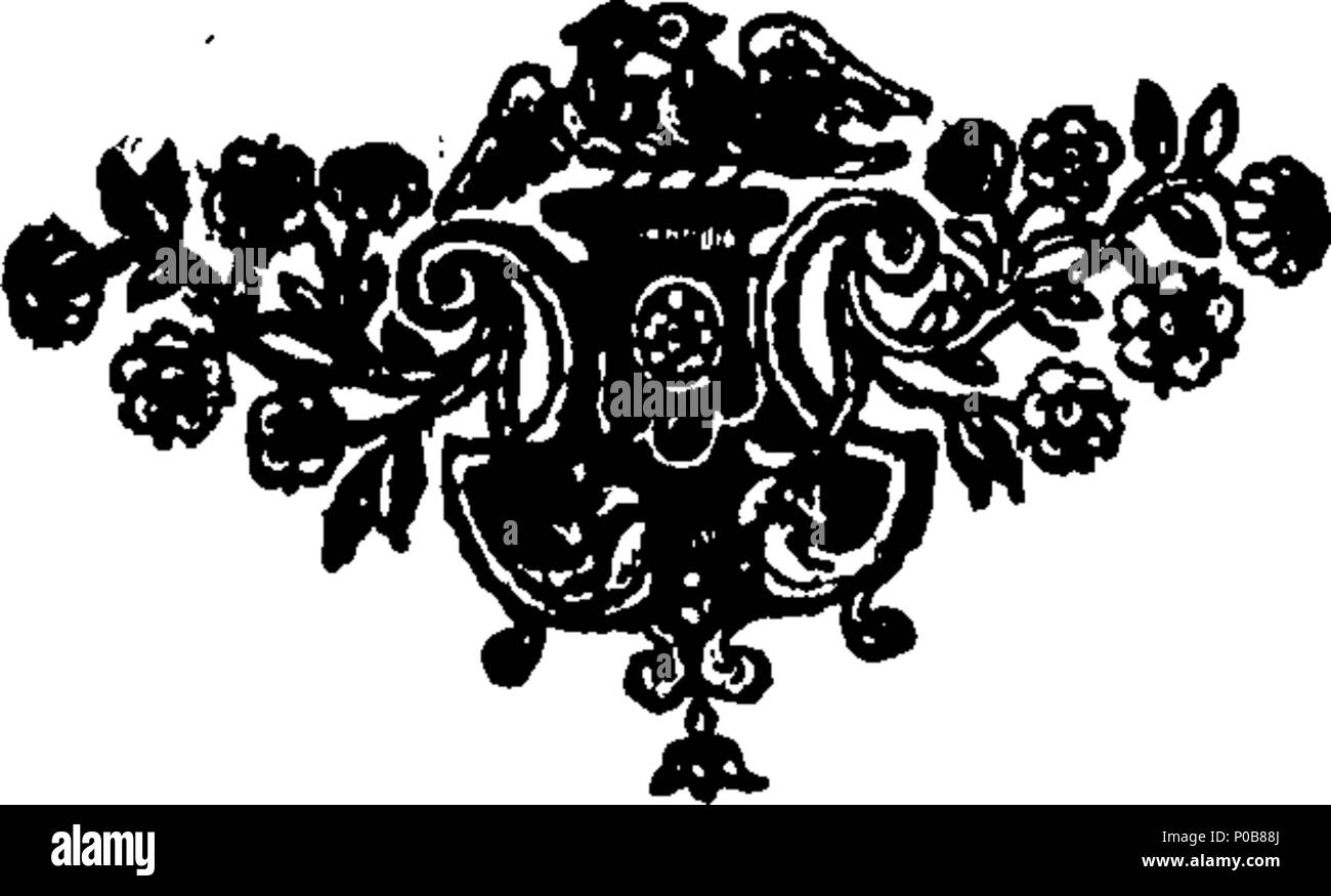 . Inglese: Fleuron dal libro: Le scuse per il ministro. 308 le scuse per il ministro. Fleuron T001081-1 Foto Stock
