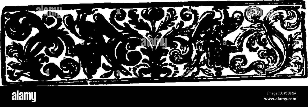 . Inglese: Fleuron dal libro: un appello a tutti gli amanti del proprio paese e della propria reputazione. Occasione'd da un fondamento aspersione, colati su William Hatchett, Gent. Da Monsieur de Montaud, (nipote del cardinale de Fleury) che qui risiedeva a volte in incognito, e di cui egli falsly riportato sulla destra onorevole Lord Harrington e Sir Robert Walpole, erano gli autori. 308 Un appello a tutti gli amanti del proprio paese e della propria reputazione Fleuron N016642-3 Foto Stock
