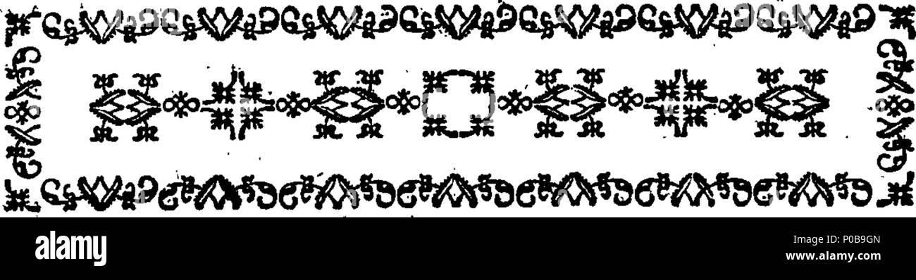 . Inglese: Fleuron dal libro: una facile introduzione all'astronomia, per giovani colleghi e colleghe: descrivere la figura, i movimenti e le dimensioni della terra; le diverse stagioni; la forza di gravità e la luce; il sistema solare; il transito di Venere e il suo utilizzo in astronomia; la luna di movimento e di fasi; le eclissi di sole e di Luna; la causa del calo e il fluire del mare, &c. La quarta edizione. Illustrato con rame-piastre. Da James Ferguson, F. R. S. 311 una facile introduzione all'astronomia Fleuron T131714-4 Foto Stock