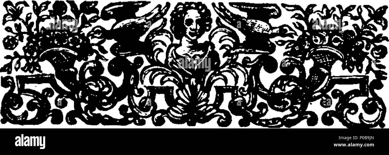 . Inglese: Fleuron dal libro: una proposta per il rendering di fallimenti meno frequenti in e su Londra. 179 una proposta per il rendering di fallimenti meno frequenti in e su Londra. Fleuron N012202-5 Foto Stock