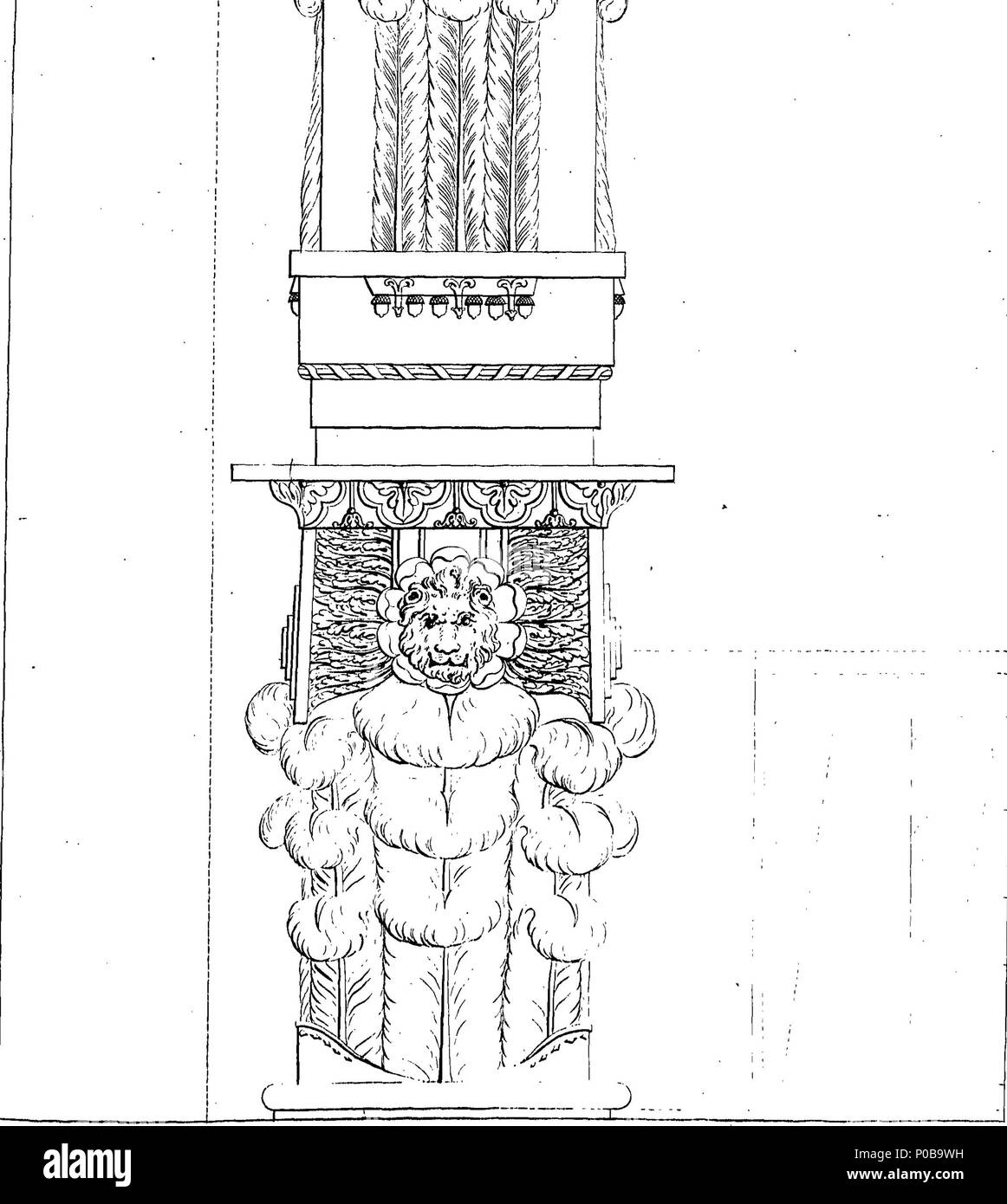 Inglese Fleuron Dal Libro Una Proposta Per Un Nuovo Ordine In Architettura Con Regole Per Disegnare