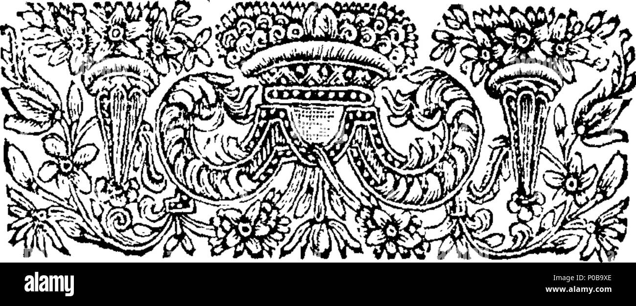 . Inglese: Fleuron dal libro: una prospettiva nel mondo spirituale; per cui può essere osservata, I. che tutto il creato, attivo, spirituale esistenze sono irrilevanti e immortali; e che importa, come mera questione, non ha alcuna proprietà di intelligenza appartenenti ad esso; ma che qualunque abita intelligenza materiale organi possono essere facilmente separati da loro, ma non saranno in tal modo cessa di esistere; da cui, il sig. bloccare la convinzione che le anime degli uomini sono irrilevanti, è rafforzato; e le difficoltà, egli lavorò sotto per accertare, rimosso. II. Lo stato degli spiriti, quando separato dal loro habitat di materiale Foto Stock