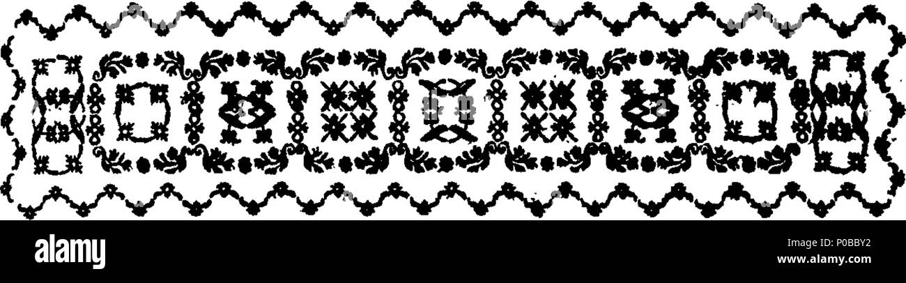 . Inglese: Fleuron dal libro: un nuovo trattato di astronomia, o di astronomia aperto: essendo un razionale e indagine matematico nei veri principi e natura dell'astronomia, o frame del nostro sistema solare. In cui i subacquei e ragioni sostanziali saranno offerti, per proclamare che il presente sistema di ricevuta non può essere eventualmente quella vera. Anche un nuovo sistema sarà umilmente proposto per l'esame dei dotti, in virtù della quale tutti i Coelestial Phoenomena sarà molto più naturalmente spiegato, e rappresentavano, diversi da quelli del presente sistema e senza che obliqua e innaturali di moto della Terra Nostra Astronom Foto Stock