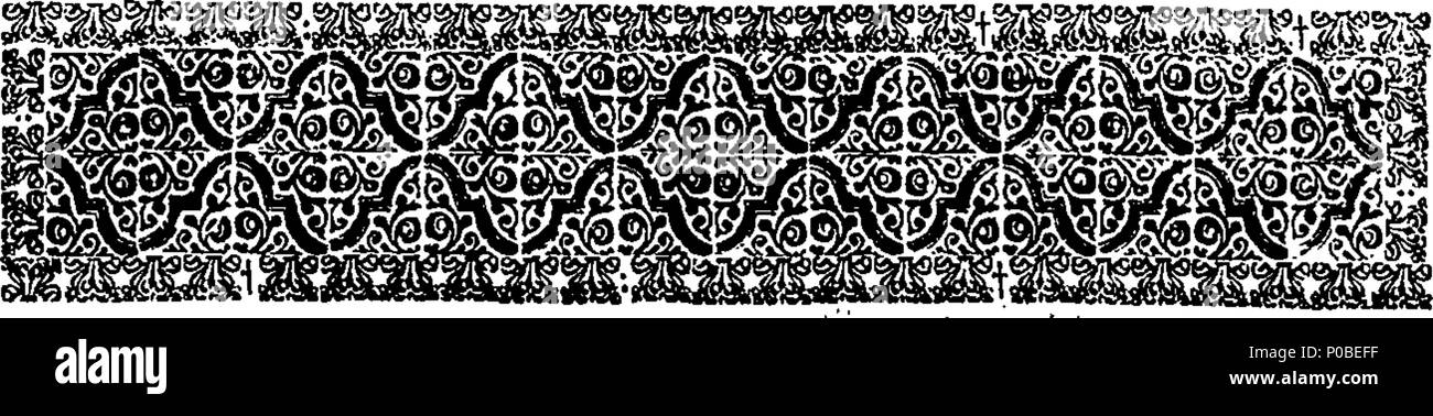 . Inglese: Fleuron dal libro: un pindarick ode, alla memoria del dottor William King. Umilmente inscrib'd per la rt. L'on. La signora Patricia Hyde. 168 Un pindarick ode, alla memoria del dottor William King Fleuron N011797-2 Foto Stock