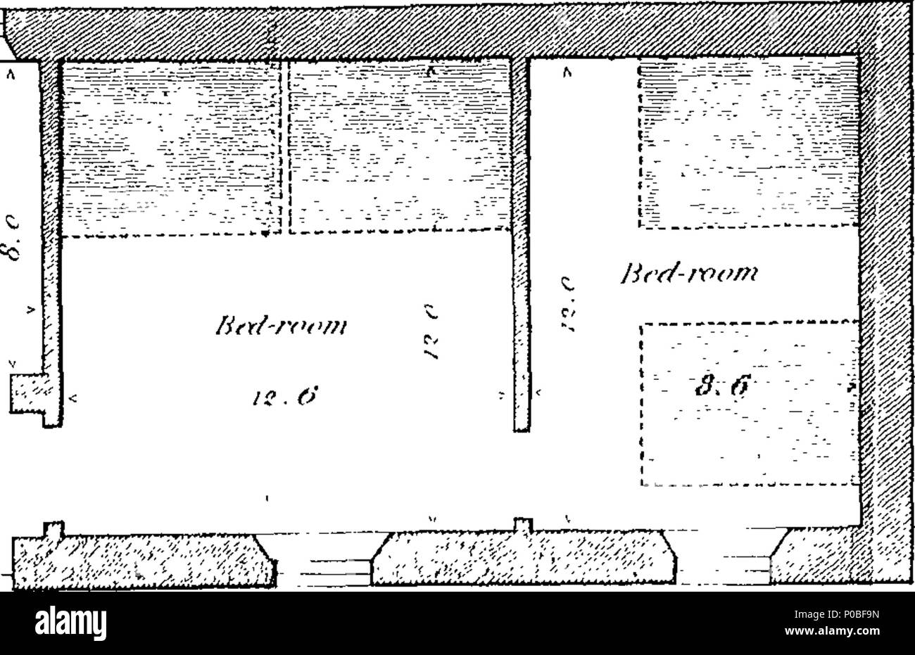 . Inglese: Fleuron dal libro: un indirizzo al sbarcati interesse, sulla carenza di abitazioni e di carburante, per l'uso dei poveri. Da Wm. Morton Pitt, Esq. P.f. 303 un indirizzo al sbarcati interesse, sulla carenza di abitazioni e di carburante, per l'uso dei poveri Fleuron T078634-2 Foto Stock