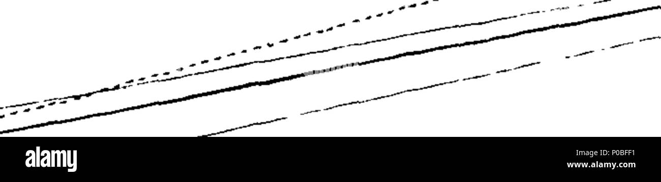 . Inglese: Fleuron dal libro: un semplice metodo di determinazione della parallasse di Venere, dal suo transito al sole: di là, per analogia, la parallasse e la distanza del sole e di tutto il resto dei pianeti. Da James Ferguson. 169 Un semplice metodo di determinazione della parallasse di Venere Fleuron T053459-5 Foto Stock
