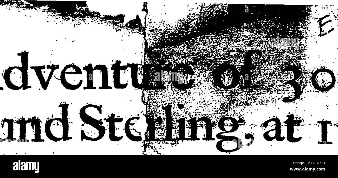 . Inglese: Fleuron dal libro: un'avventura di 300 sterline, a 10 scellini per un biglietto. 303 Un'avventura di 300 sterline, a 10 scellini per un biglietto. Fleuron N012595-1 Foto Stock