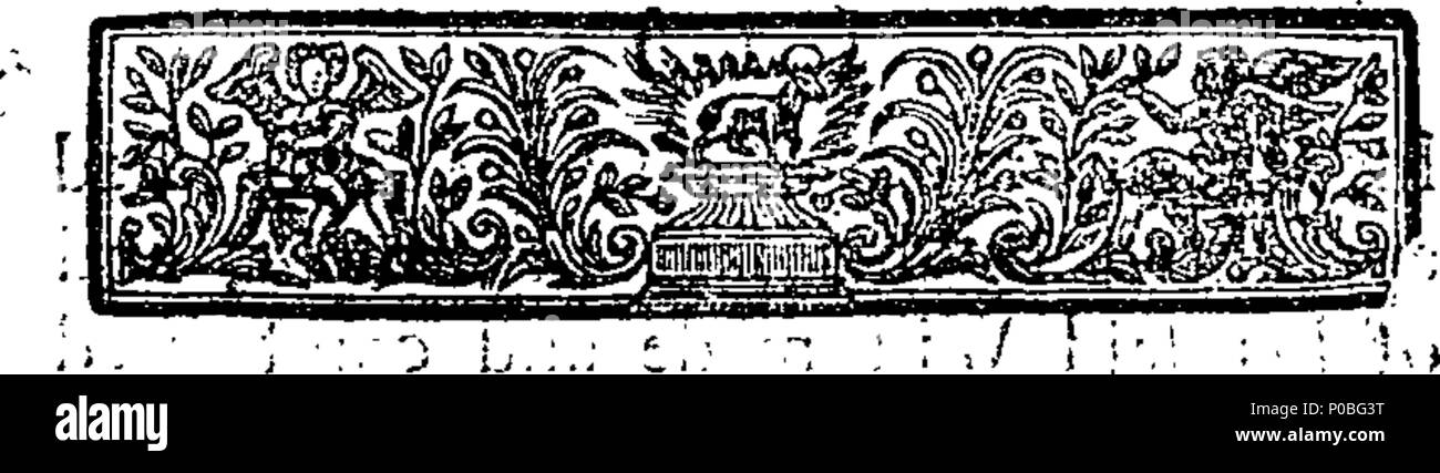 . Inglese: Fleuron dal libro: un registro in ordine alfabetico dei subacquei di persone, che con le loro ultime volontà, sovvenzioni, Feoffments e altri atti, hanno dato Tenements, Affitti, rendite e fondi, verso il soccorso dei poveri della contea del Devon e della città e della contea di esone; e analogamente a molte altre città e paesi in Inghilterra. Da Richard Izacke, Esq; finora del Inner-Temple e Cancelliere della pace per la città e la contea di Exeter. Stampato fedelmente dal suo manoscritto originale; digerito dai record depositato nel Council-Chamber di Exeter. Intervallate con buon commento, del DATEC Foto Stock