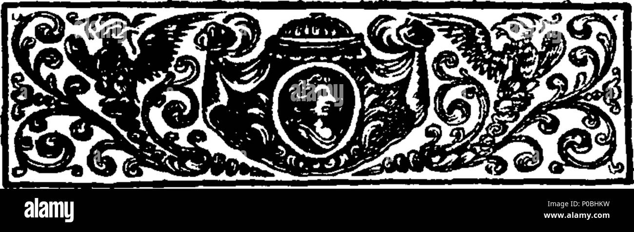 . Inglese: Fleuron dal libro: un argomento per l'autorità delle sacre Scritture e dal latino di Socino, dopo la Steinfurt copia. Per il quale è il prefisso'd, un breve resoconto della sua vita. 309 un argomento per l'autorità delle sacre Scritture e dal latino di Socino, dopo la copia di Steinfurt Fleuron T147228-2 Foto Stock